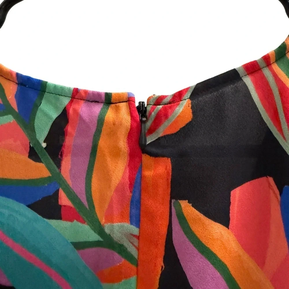 SHOW ME YOUR MUMU Go Out Cut Out Mini Dress Tropical Paradise Size Medium - Picture 13 of 16